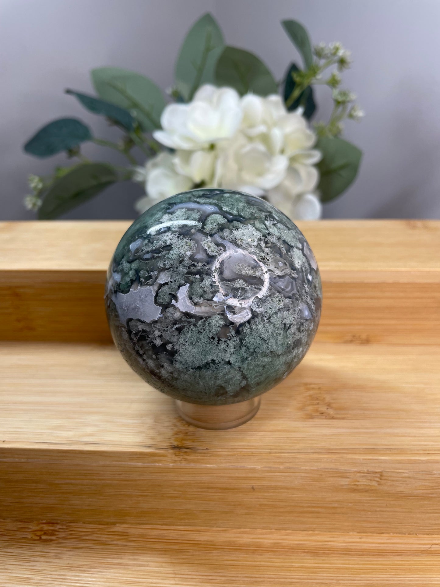 Moss Agate Sphere