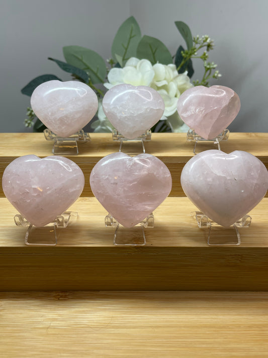 Rose Quartz Heart