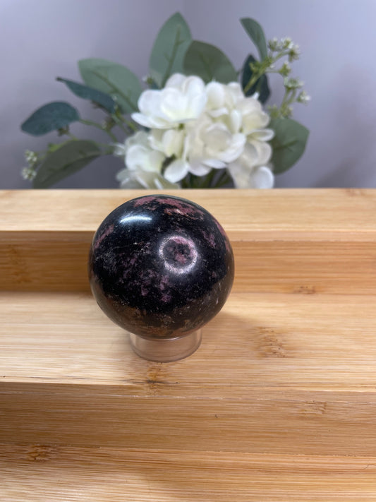 Rhodonite Sphere