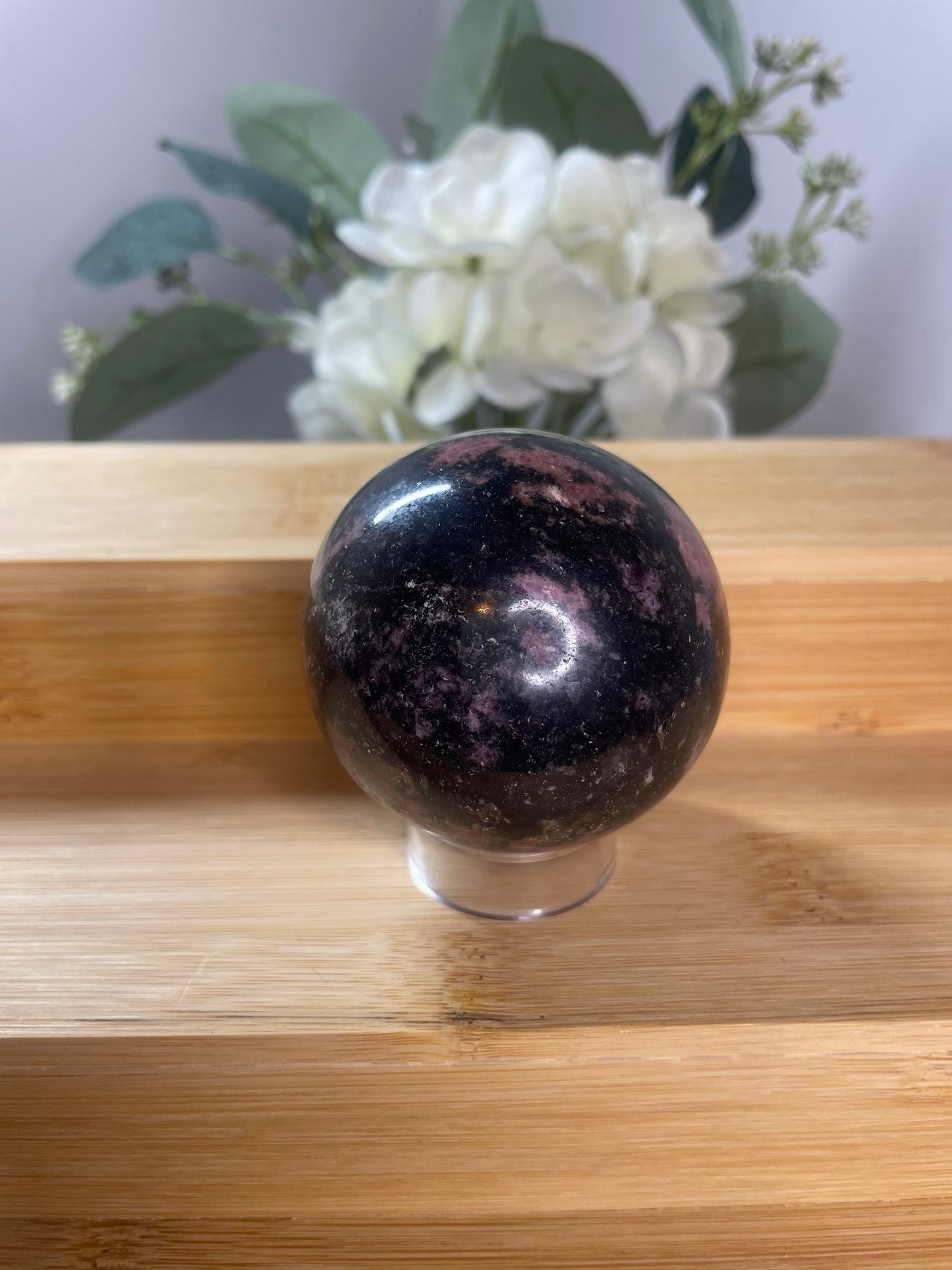 Rhodonite Sphere