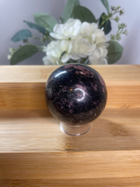Rhodonite Sphere