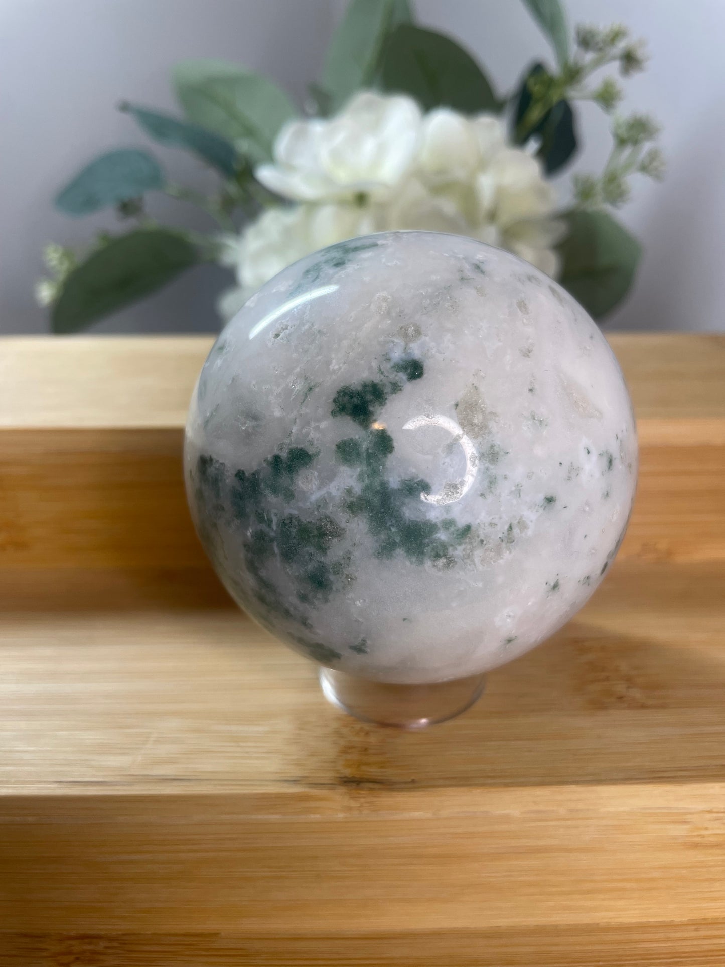 Moss Agate Sphere