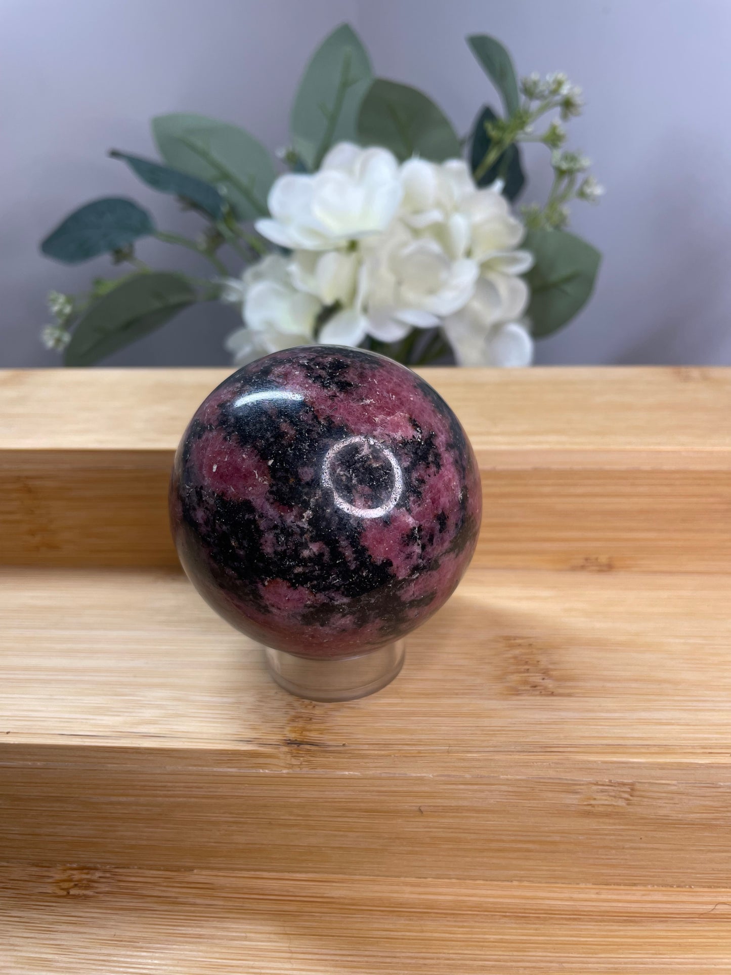 Rhodonite Sphere