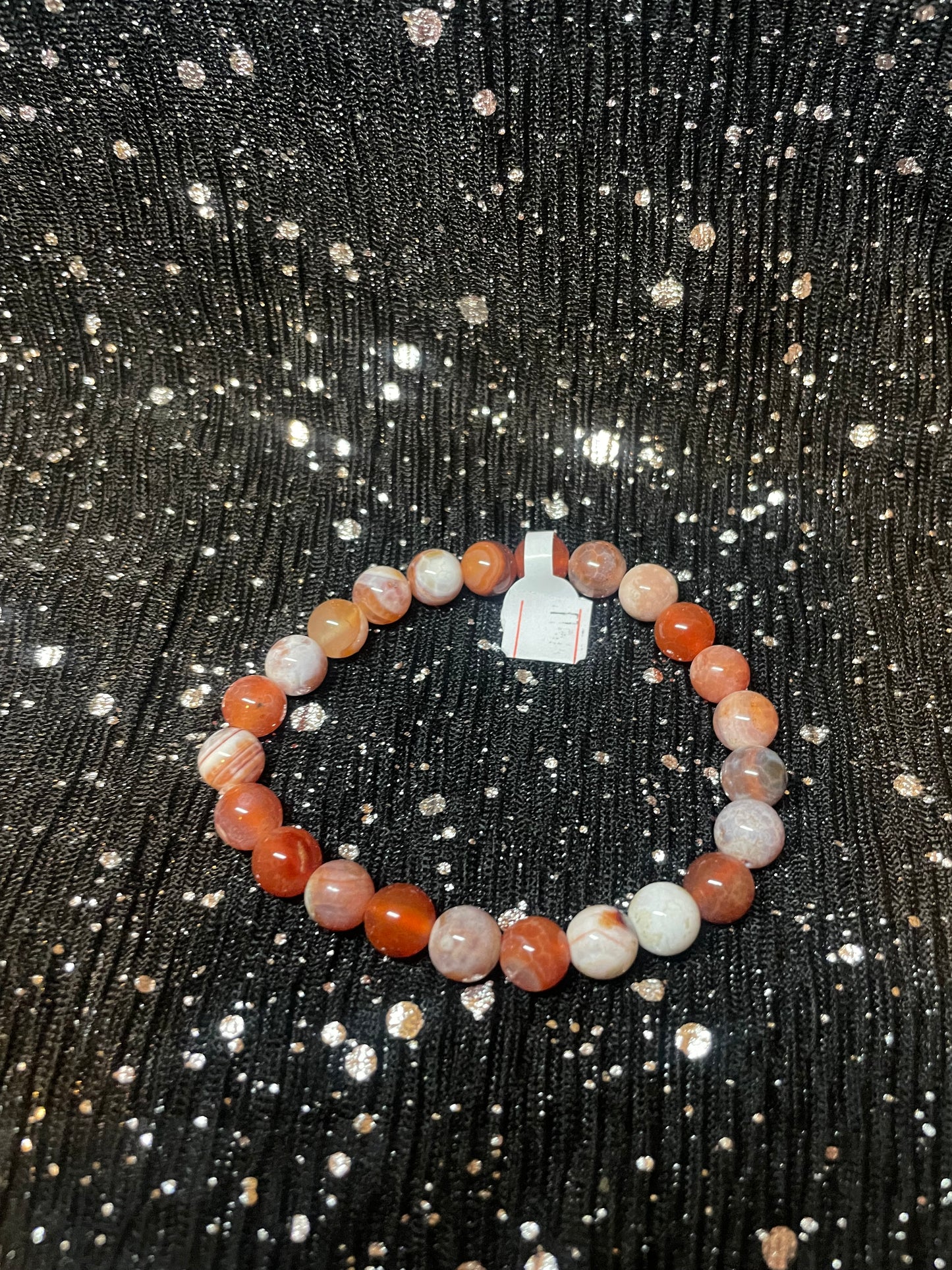 Carnelian Bead Bracelet