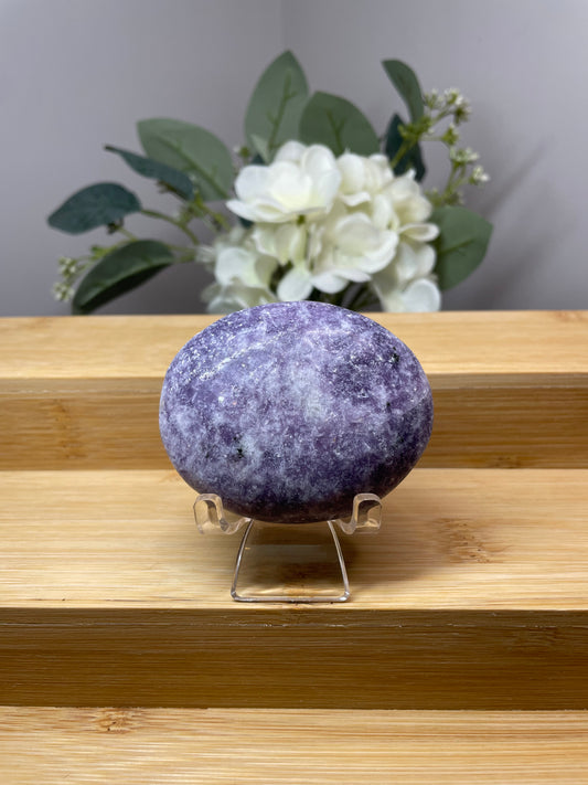 Lepidolite Palm Stone