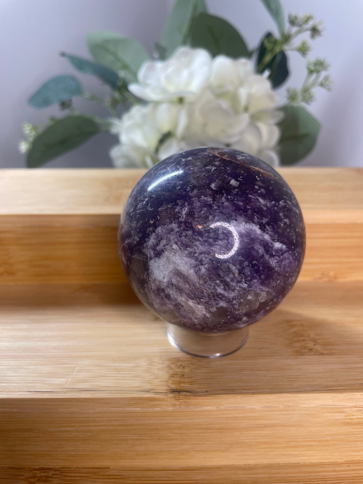 Lepidolite Sphere