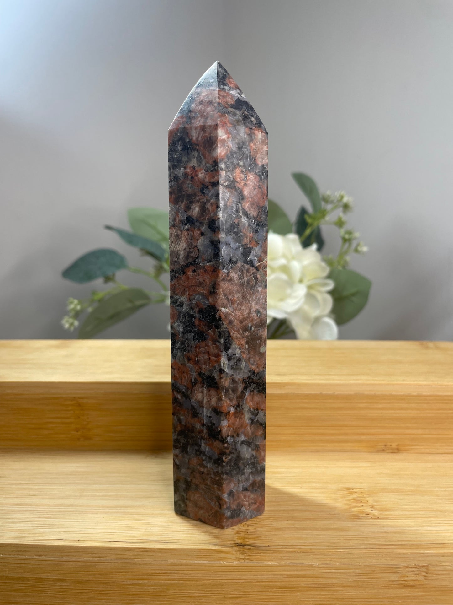 Red Feldspar Granite Tower