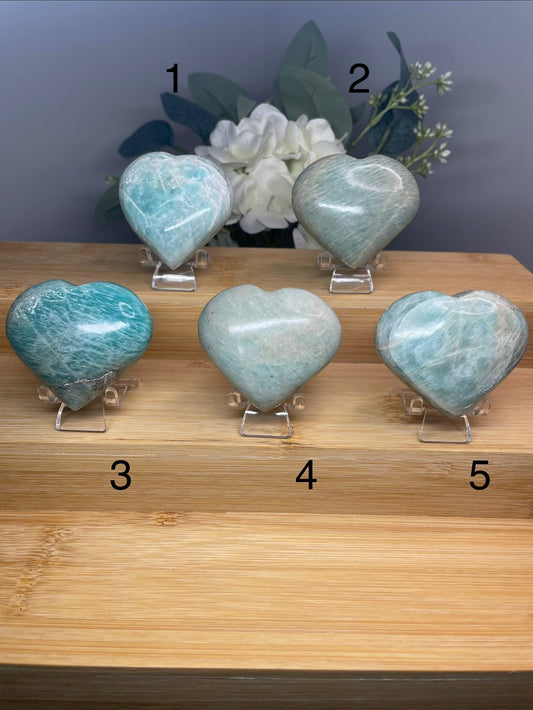 Amazonite Heart