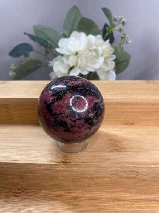Rhodonite Sphere