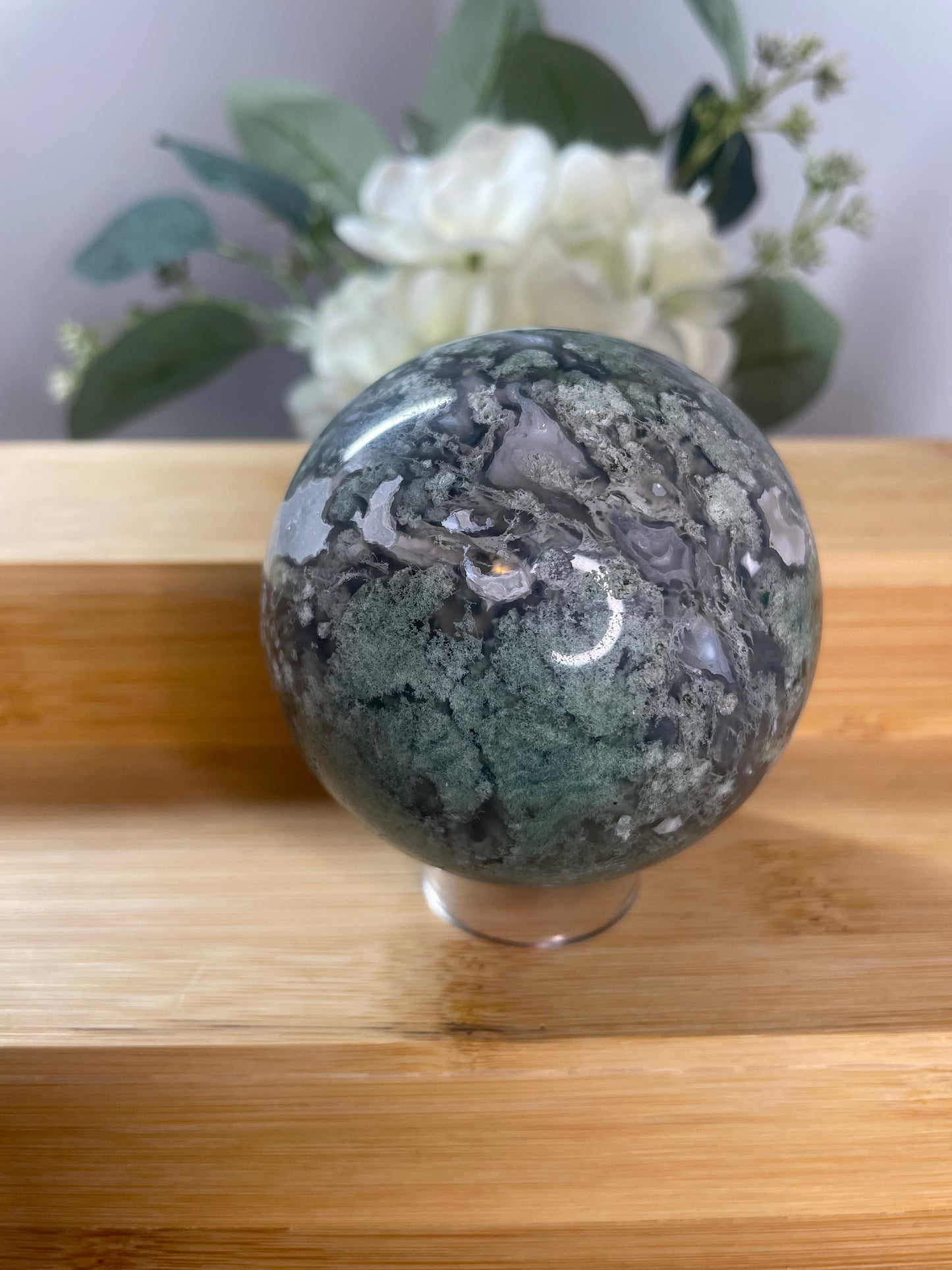 Moss Agate Sphere