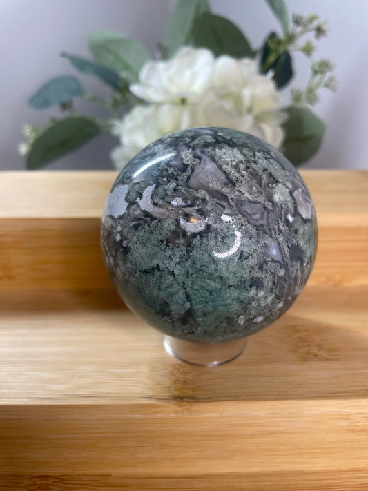 Moss Agate Sphere