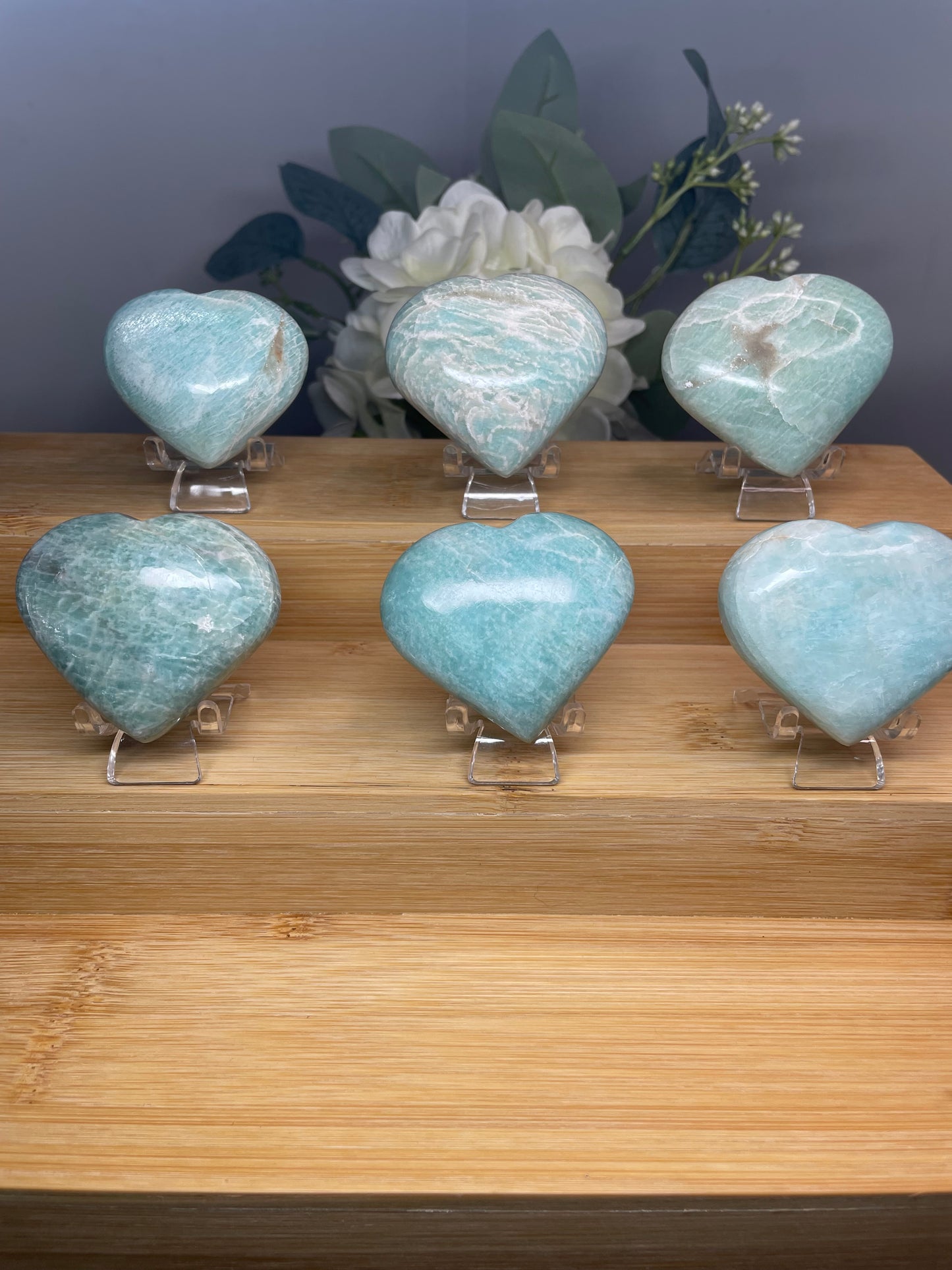 Amazonite Heart