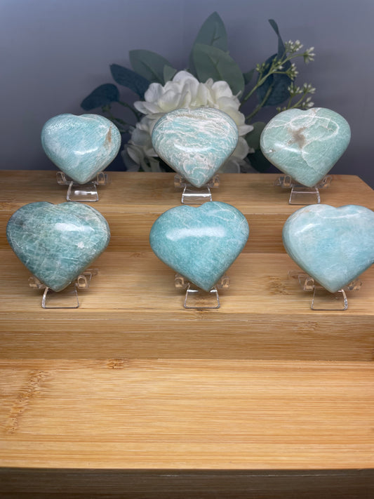 Amazonite Heart