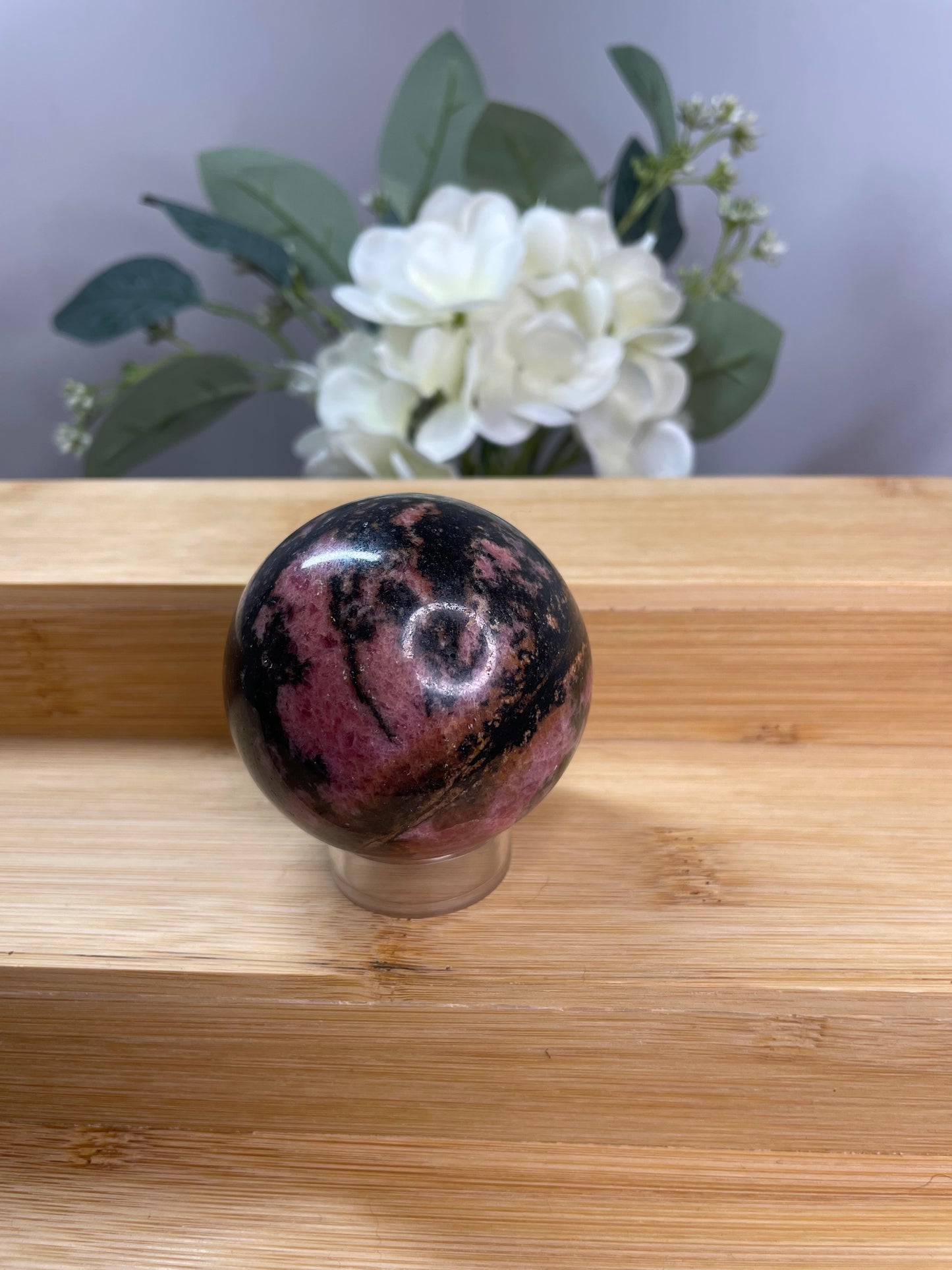 Rhodonite Sphere