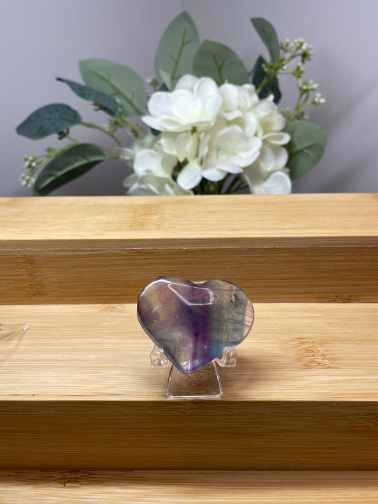 Fluorite Heart
