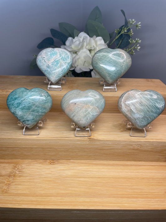 Amazonite Heart