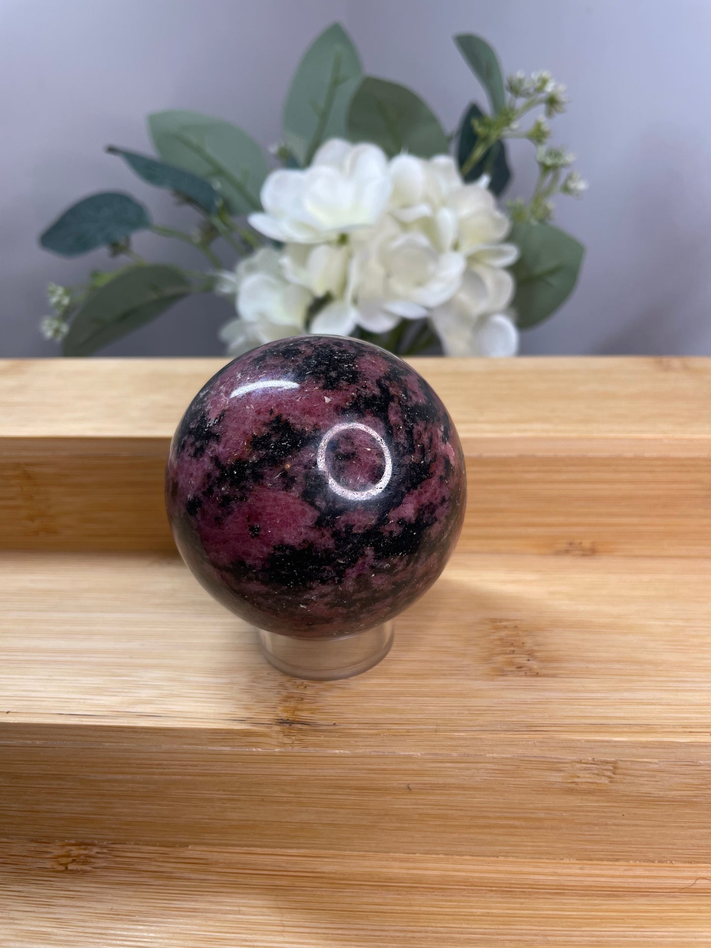 Rhodonite Sphere