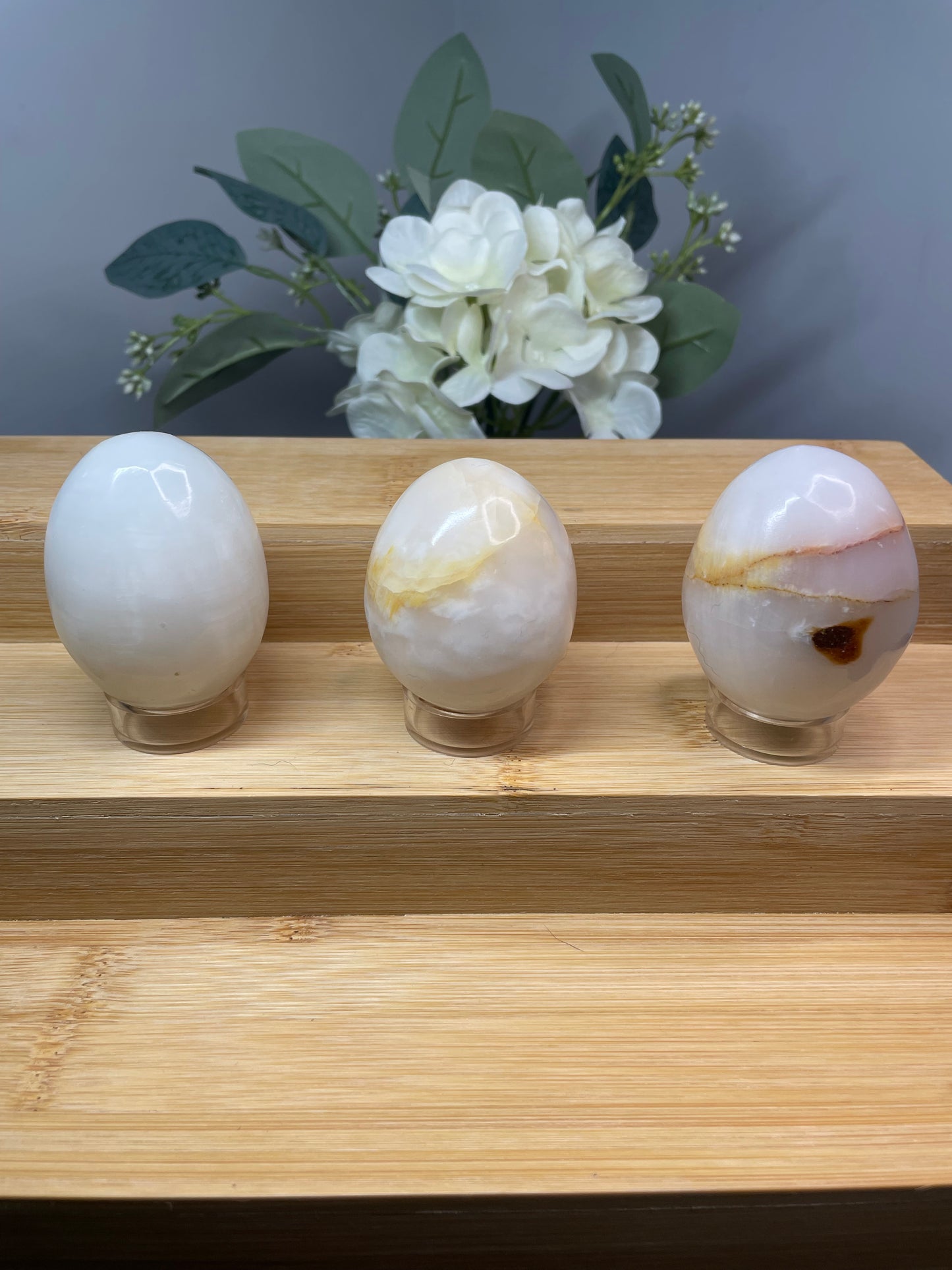 White Calcite Egg