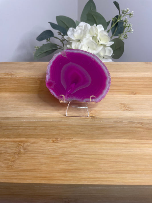 Dyed Agate Slice