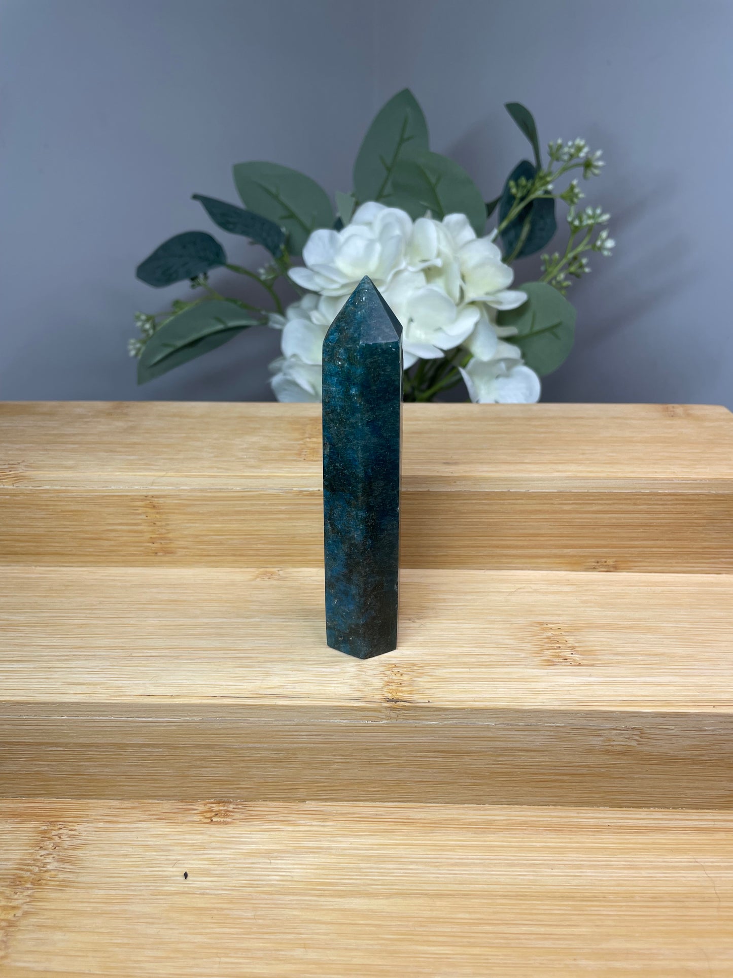 Blue Apatite Point