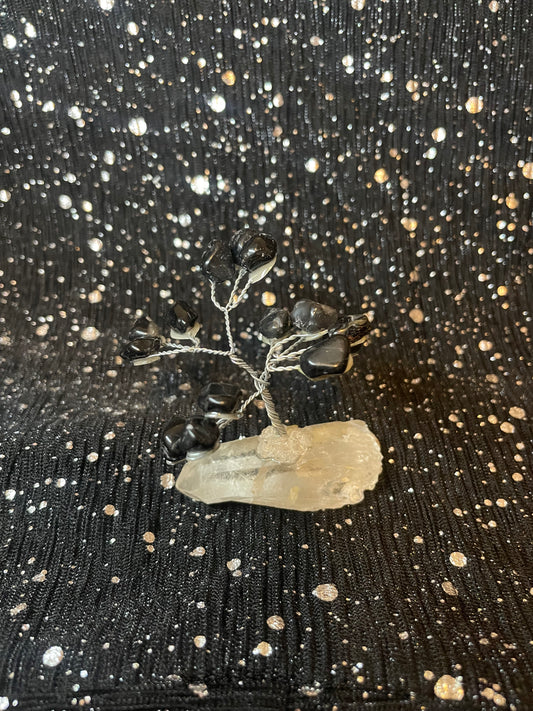 Black Obsidian Chip Tree
