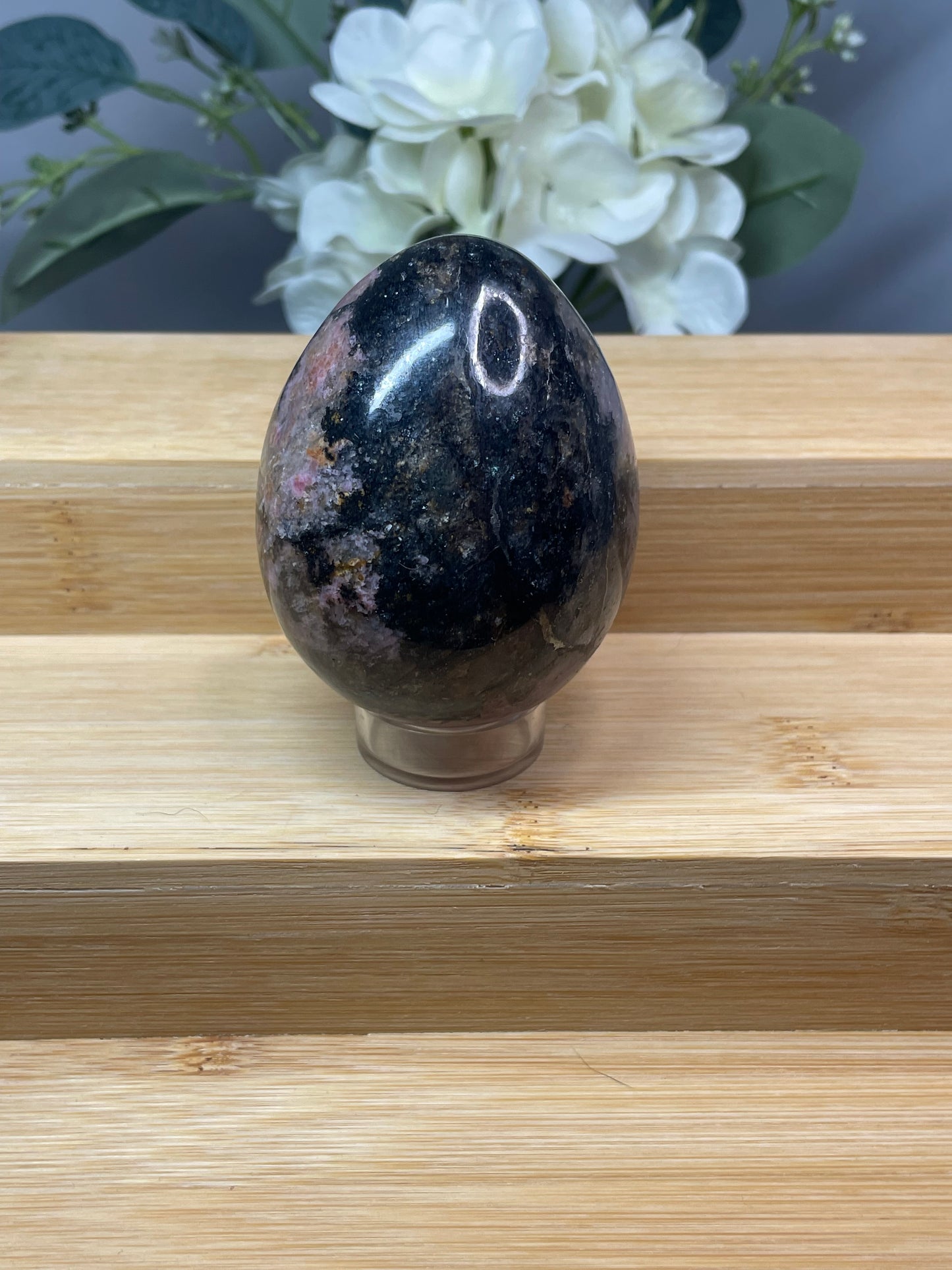 Pink Rhodonite Egg