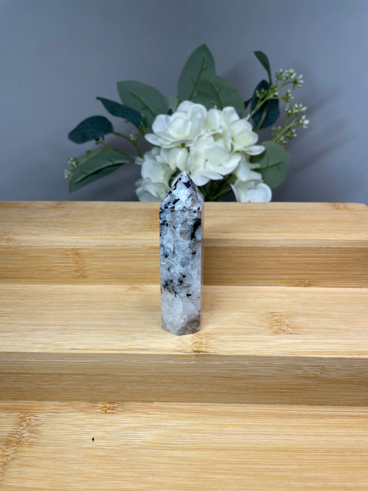 Rainbow Moonstone Point