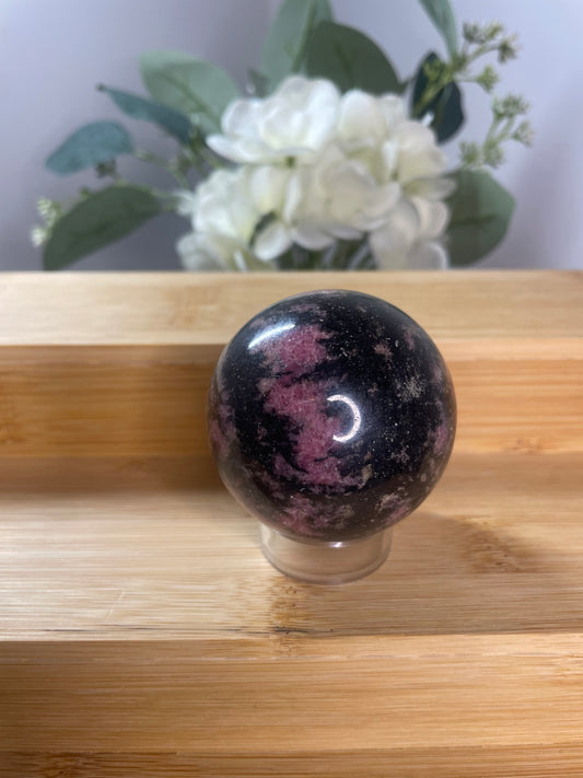 Rhodonite Sphere