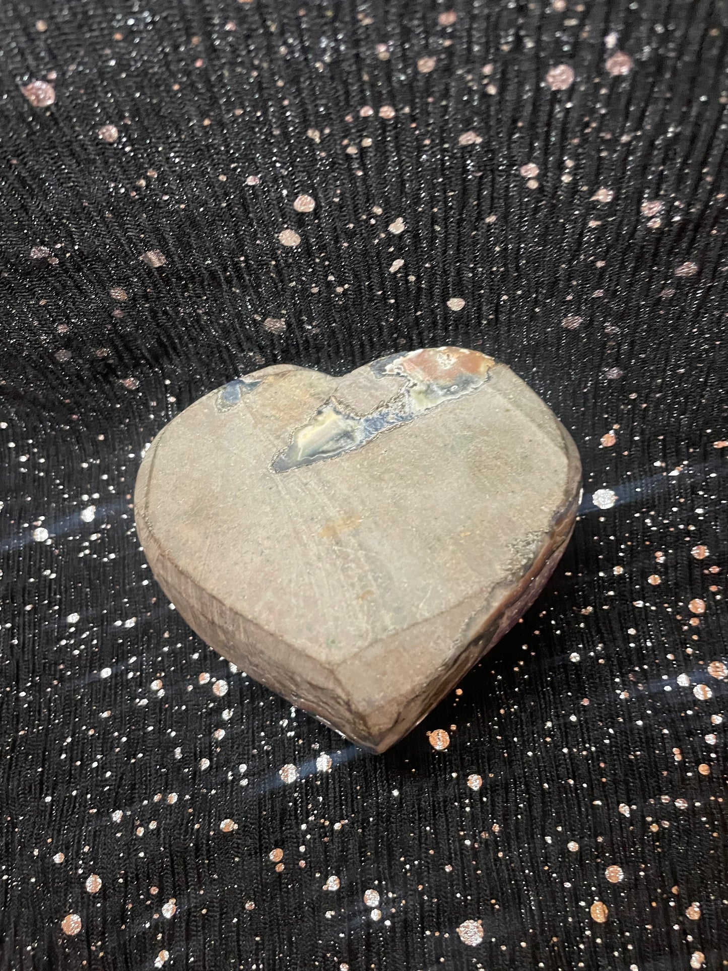 Amethyst Cluster Heart