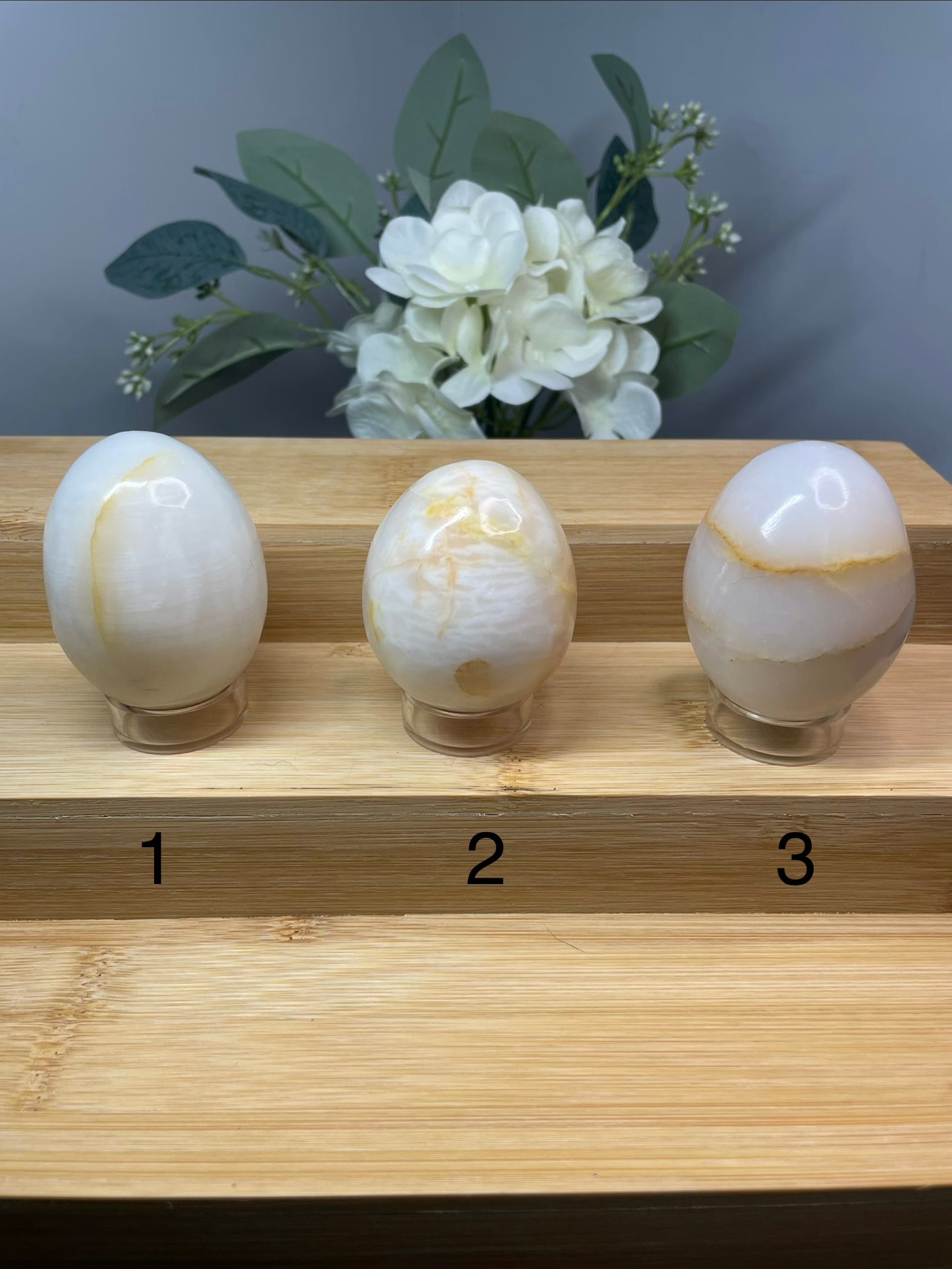 White Calcite Egg