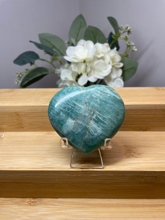 Amazonite Heart