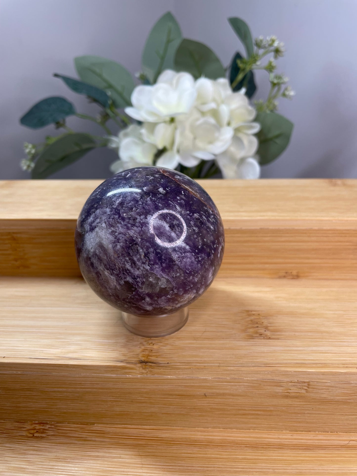 Lepidolite Sphere