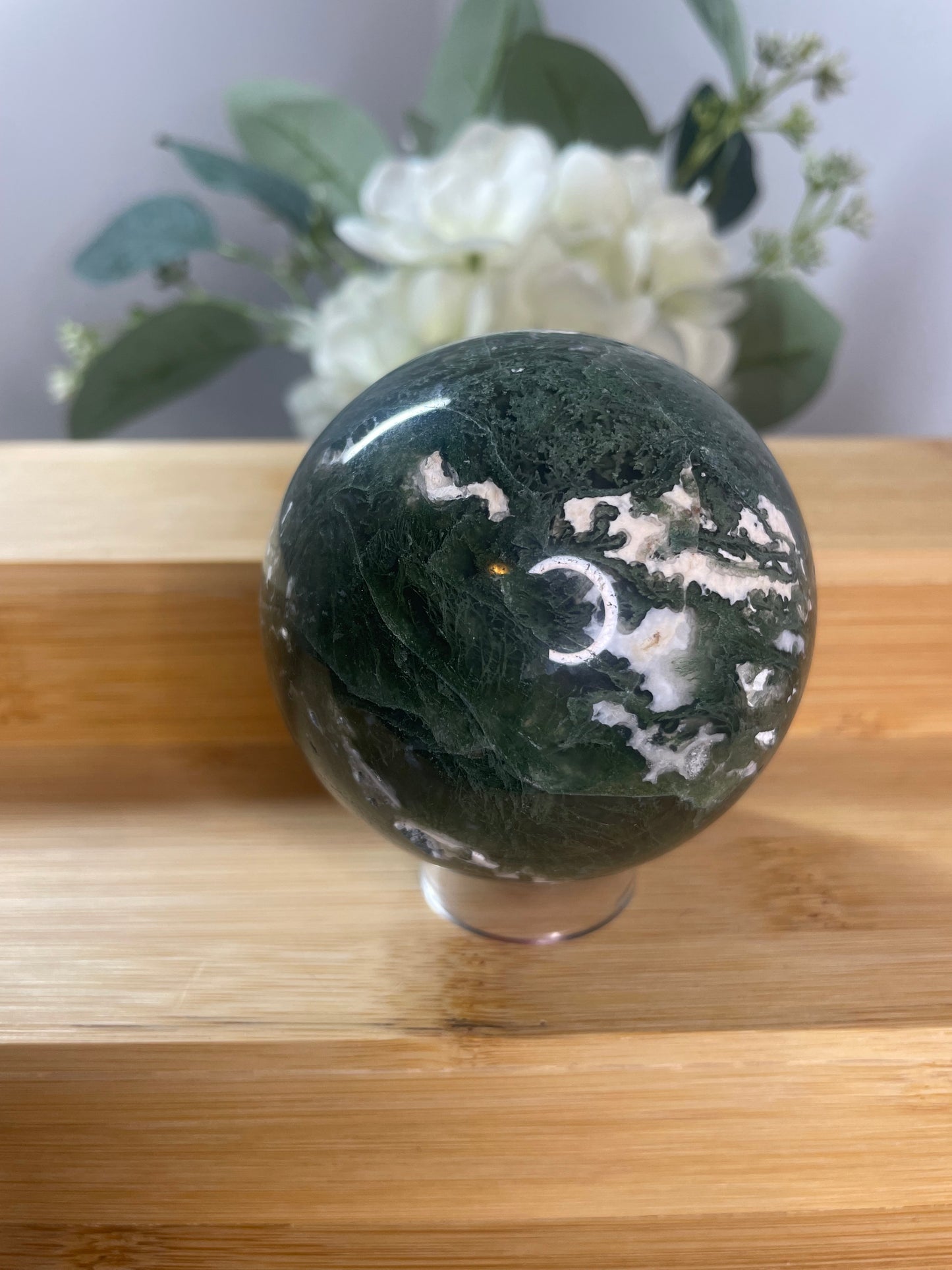 Moss Agate Sphere