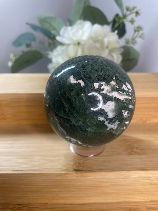 Moss Agate Sphere