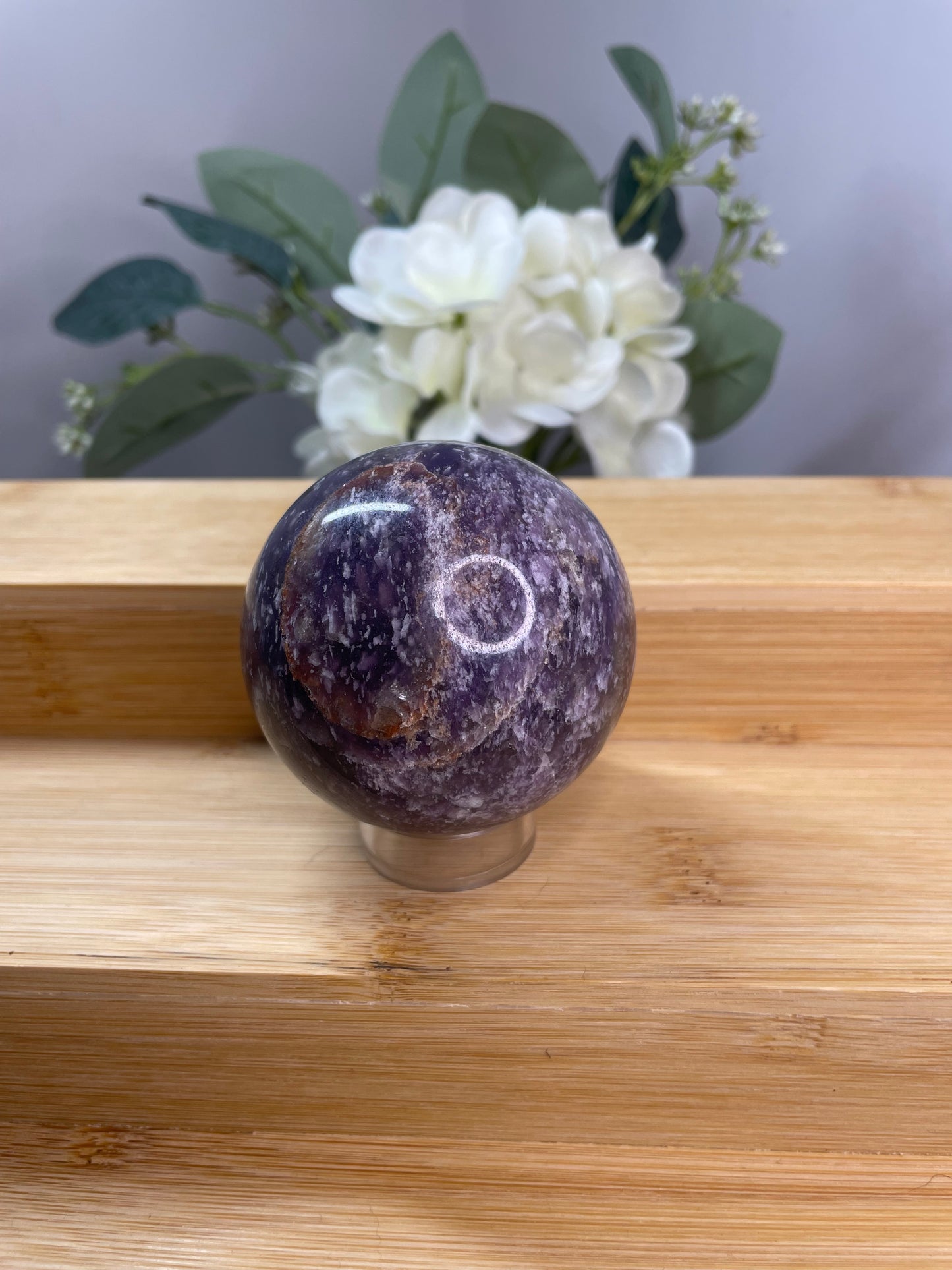 Lepidolite Sphere