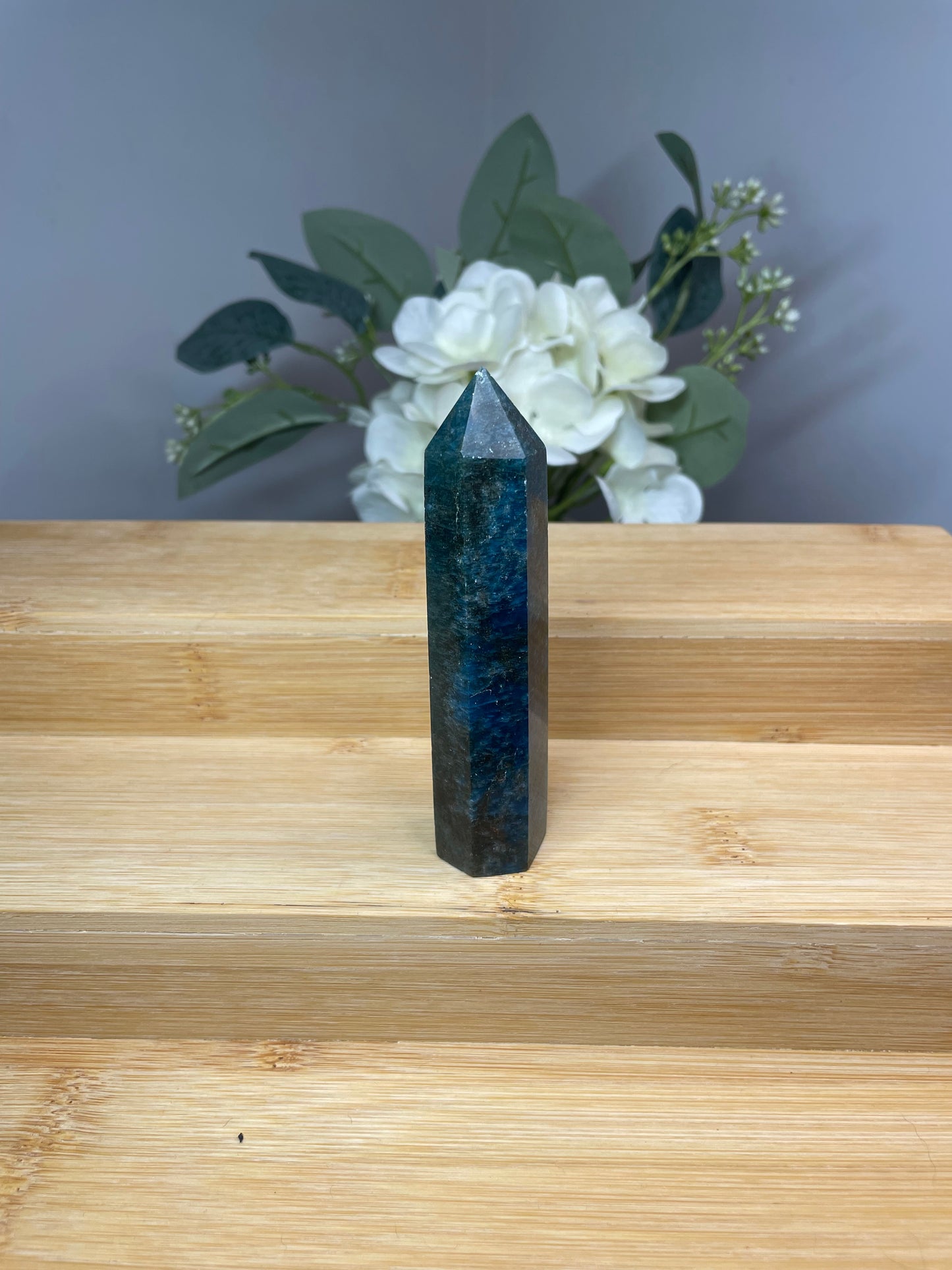 Blue Apatite Point