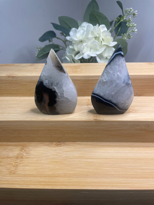 Black Agate Arch Freeform