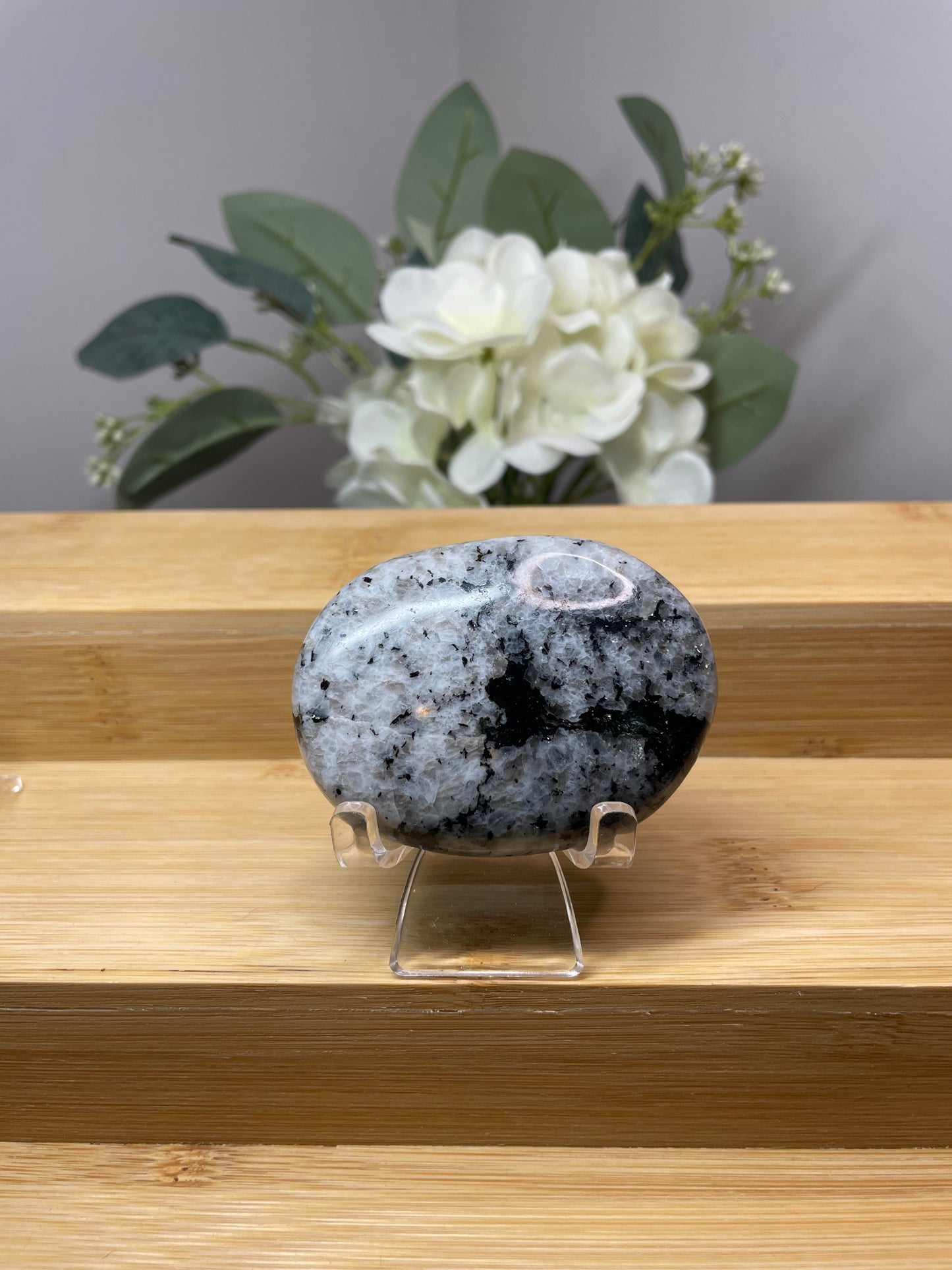 Rainbow Moonstone Palm Stone