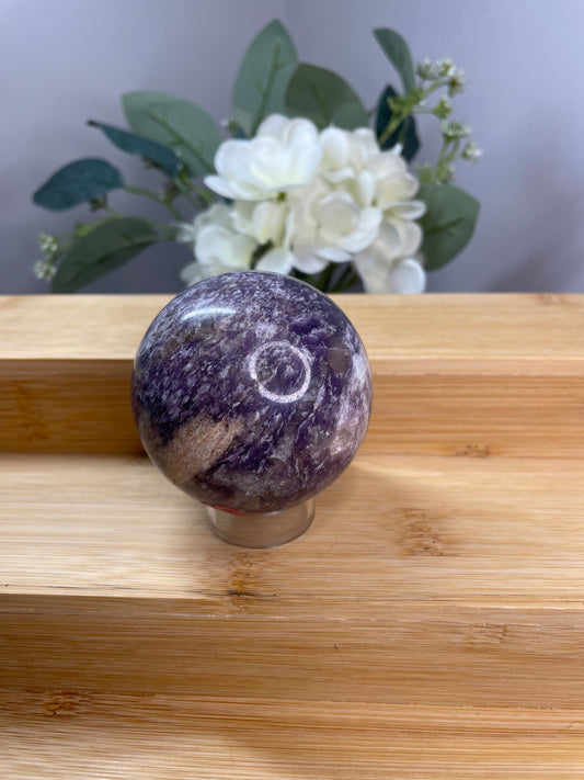 Lepidolite Sphere