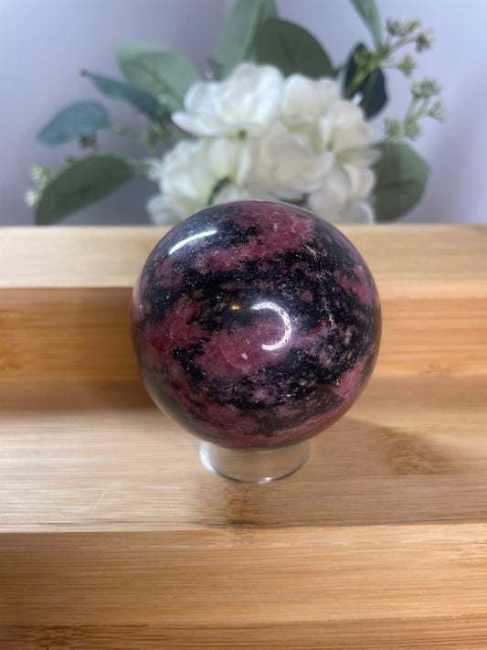 Rhodonite Sphere