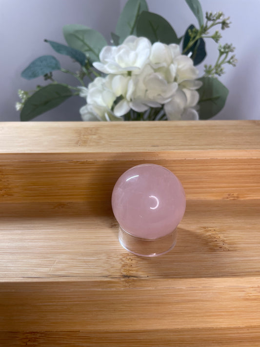 Rose Quartz mini sphere