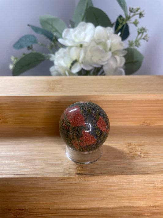 Mini Unakite Sphere
